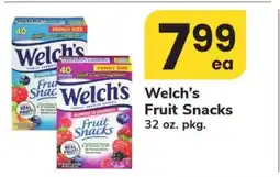 Safeway Welch's Fruit Snacks offer