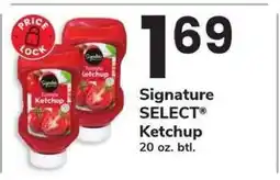 Safeway Signature Select Ketchup offer