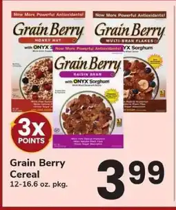 Safeway Grain Berry Cereal offer