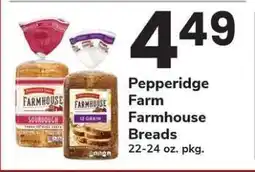 Safeway Pepperidge Farm Farmhouse Breads offer
