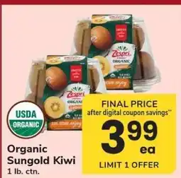 Safeway Organic Sungold Kiwi offer