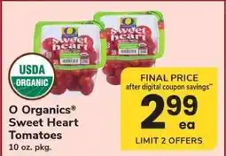 Safeway O Organics Sweet Heart Tomatoes offer