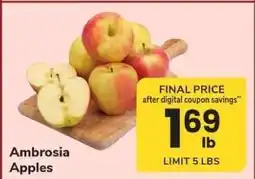 Safeway Ambrosia Apples offer