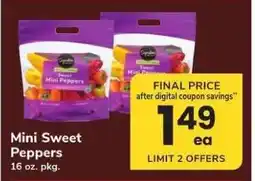 Safeway Mini Sweet Peppers offer