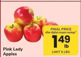 Safeway Pink Lady Apples offer