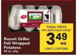 Safeway Russet Griller Foil Wrapped Potatoes offer