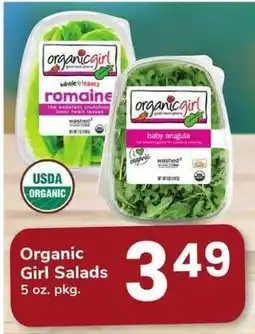Safeway Organic Girl Salads offer