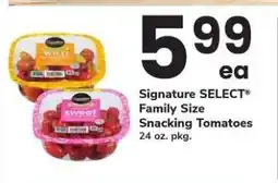 Safeway Signature SELECT Family Size Snacking Tomatoes offer