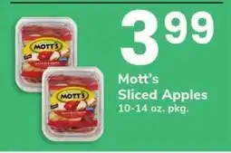 Safeway Mott's Sliced Apples offer