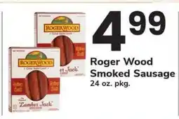 Safeway Roger Wood Smoked Sausage offer