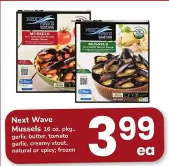 Safeway Next Wave Mussels offer