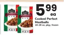 Safeway Cooked Perfect Meatballs offer