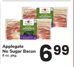 Safeway Applegate No Sugar Bacon offer
