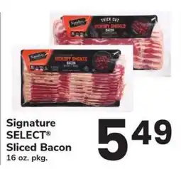 Safeway Signature Select Sliced Bacon offer