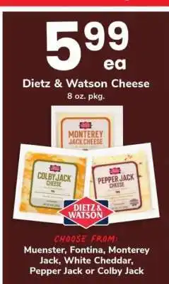 Safeway Dietz & Watson Cheese offer