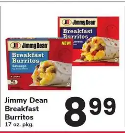 Safeway Jimmy Dean Breakfast Burritos offer