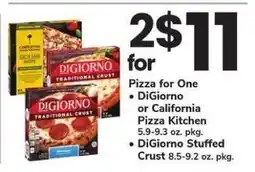 Safeway Pizza for One offer