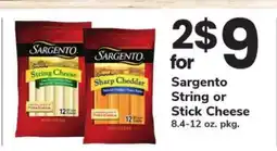 Safeway Sargento String or Stick Cheese offer