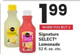 Safeway Signature Select Lemonade offer