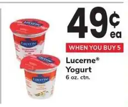 Safeway Lucerne Yogurt offer