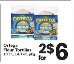 Safeway Ortega Flour Tortillas offer