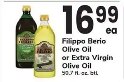 Safeway Filippo Berio Olive Oil or Extra Virgin Olive Oil offer
