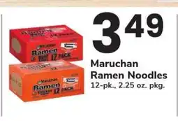 Safeway Maruchan Ramen Noodles offer