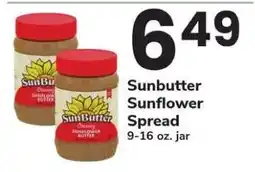 Safeway Sunbutter Sunflower Spread offer