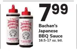 Safeway Bachan's Japanese BBQ Sauce offer