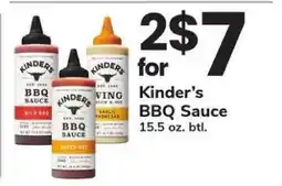 Safeway Kinder's BBQ Sauce offer