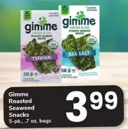 Safeway Gimme Roasted Seaweed Snacks offer