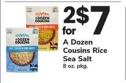Safeway A Dozen Cousins Rice Sea Salt offer