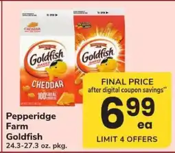 Safeway Pepperidge Farm Goldfish offer