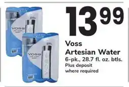 Safeway Voss Artesian Water offer