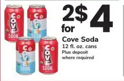 Safeway Cove Soda offer