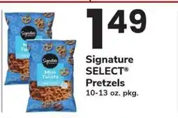 Safeway Signature Select Pretzels offer