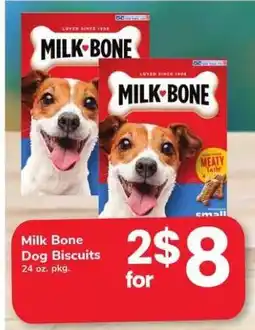 Safeway Milk-Bone Dog Biscuits offer
