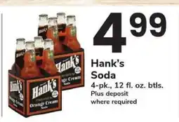 Safeway Hank's Soda offer