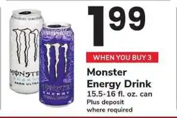 Safeway Monster Energy Drink offer