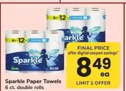 Safeway Sparkle Paper Towels offer