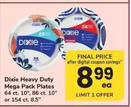 Safeway Dixie Heavy Duty Mega Pack Plates offer