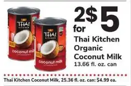 Safeway Thai Kitchen Organic Coconut Milk offer