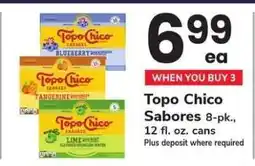 Safeway Topo Chico Sabores offer