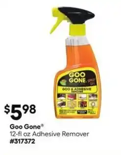 Lowe's Goo gone adhesive remover offer