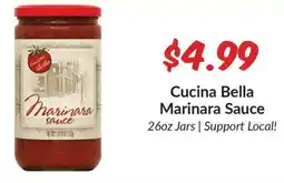 Woodman's Cucina bella marinara sauce offer