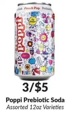 Woodman's Poppi prebiotic soda offer