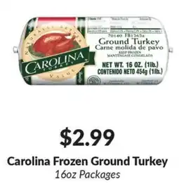 Woodman's Carolina frozen ground turkey offer