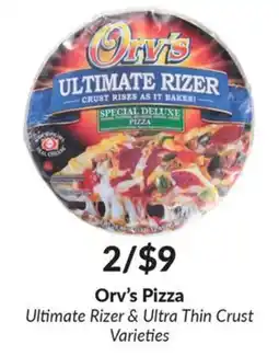 Woodman's Ultimate rizer & ultra thin crust varieties offer