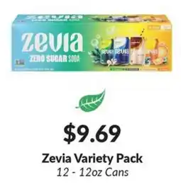 Woodman's Zevia variety pack offer