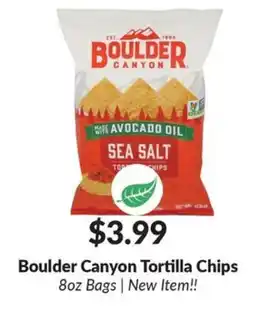 Woodman's Boulder Canyon Tortilla Chips offer